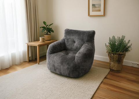 Puff Sillon 1 Plaza Acolchado Diseño Moderno