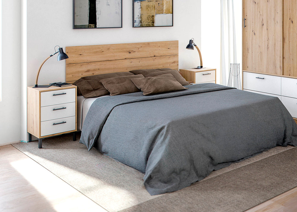 Cabecero de Cama Velvet. Cabezal + 2 Mesitas