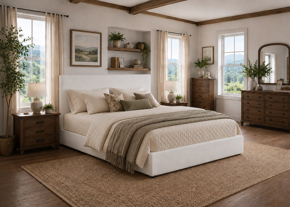 Cama de Matrimonio con Cabecero Teddy 135cm