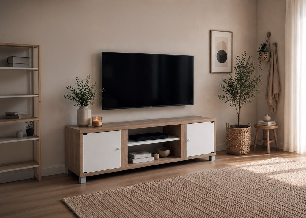Mueble TV Dela Cabinet 2 Puertas