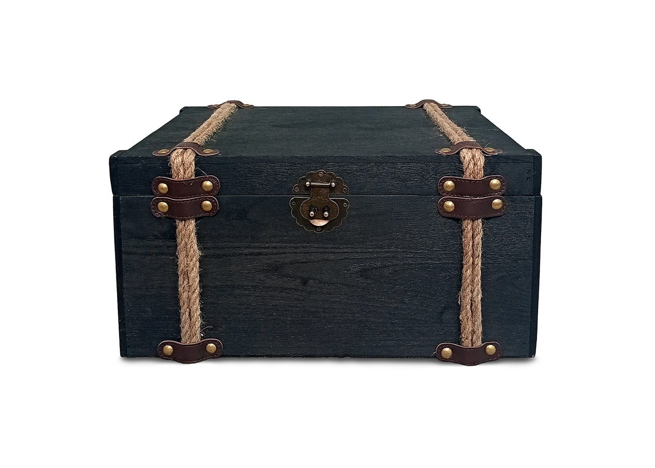 Conjunto de 3 Cajas Apilables Multiusos con Asas. Almacenaje Decorativo