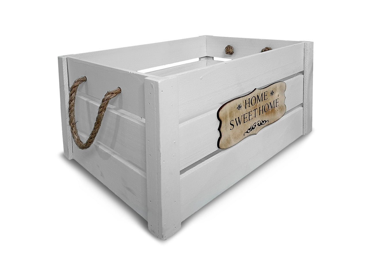 Set De 3 Cestas Organizadoras Apilables Con Asas. Almacenaje Decorativo