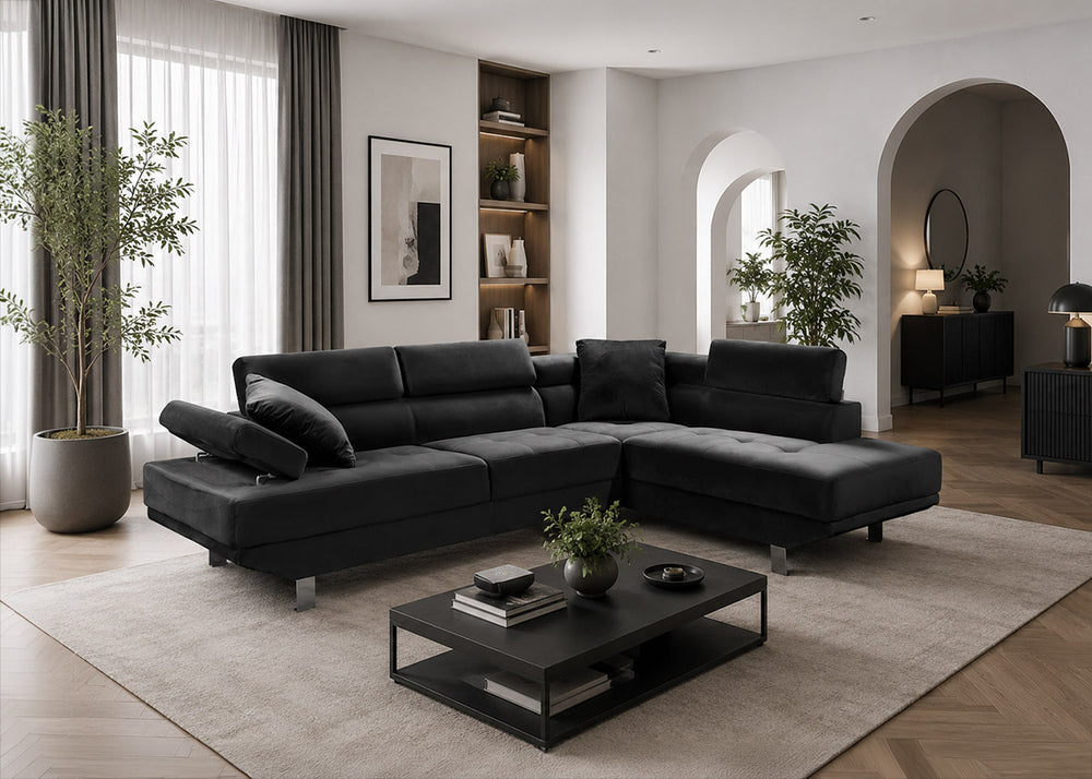 Sofá Chaise Longue de Canto Daniela 260cm