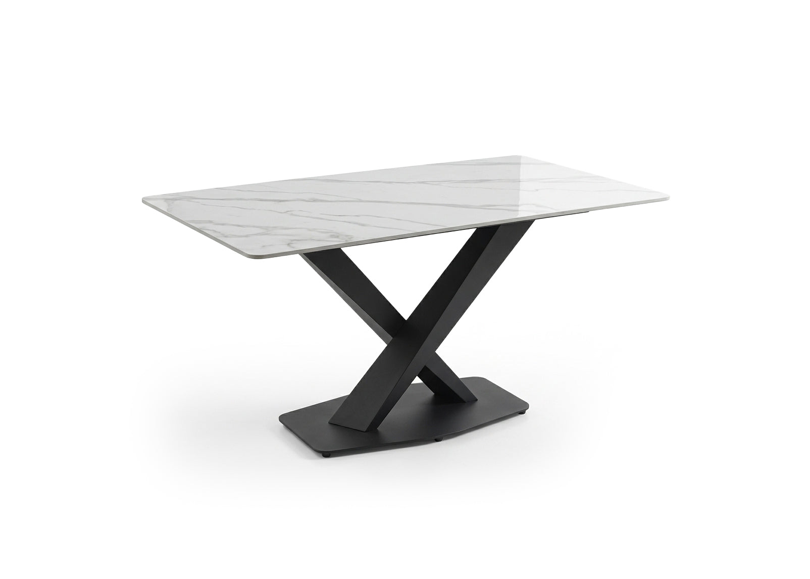 Mesa de Comedor Fija Martina 141cm Acabado Marmol
