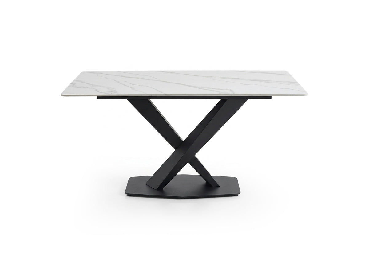 Mesa de Comedor Fija Martina 141cm Acabado Marmol