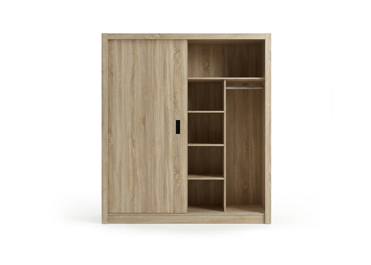 Armario de Dormitorio 2 Puertas Correderas Sonoma