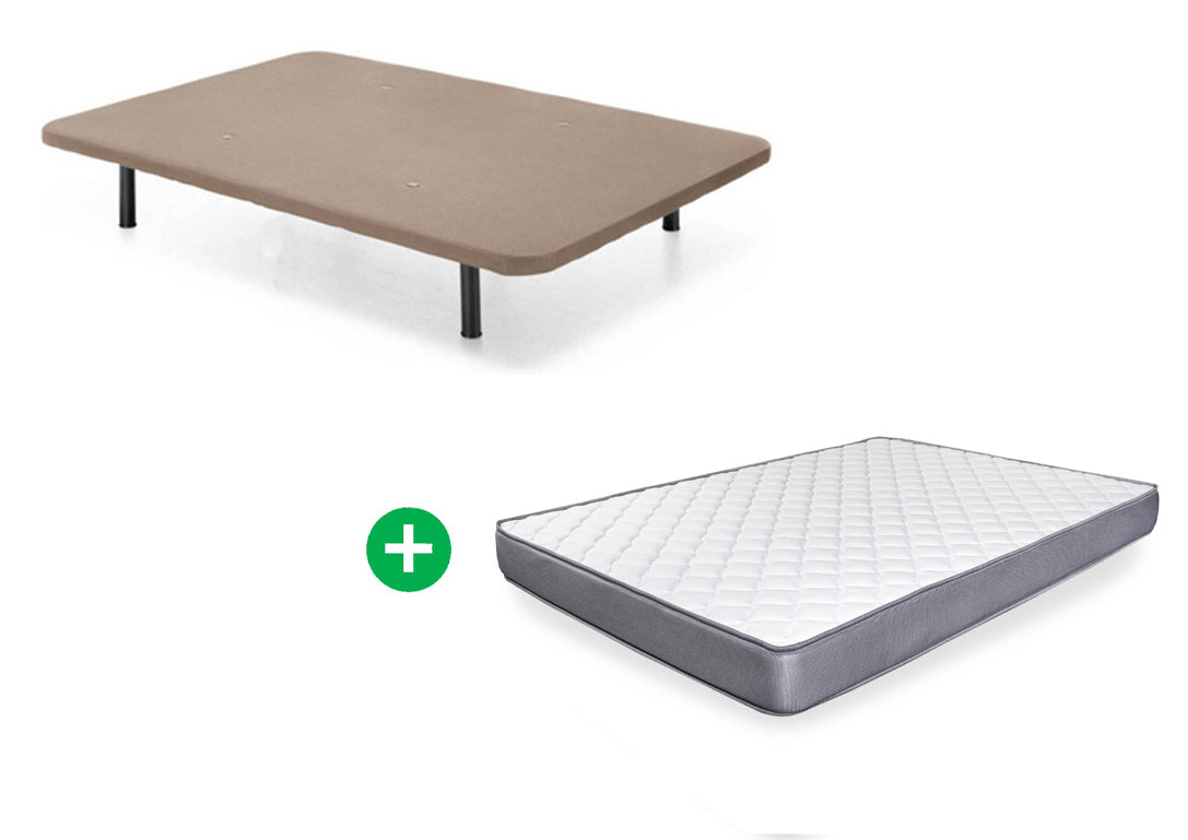 Sommier Rembourré + Matelas Basic (90, 105, 135 et 150cm)