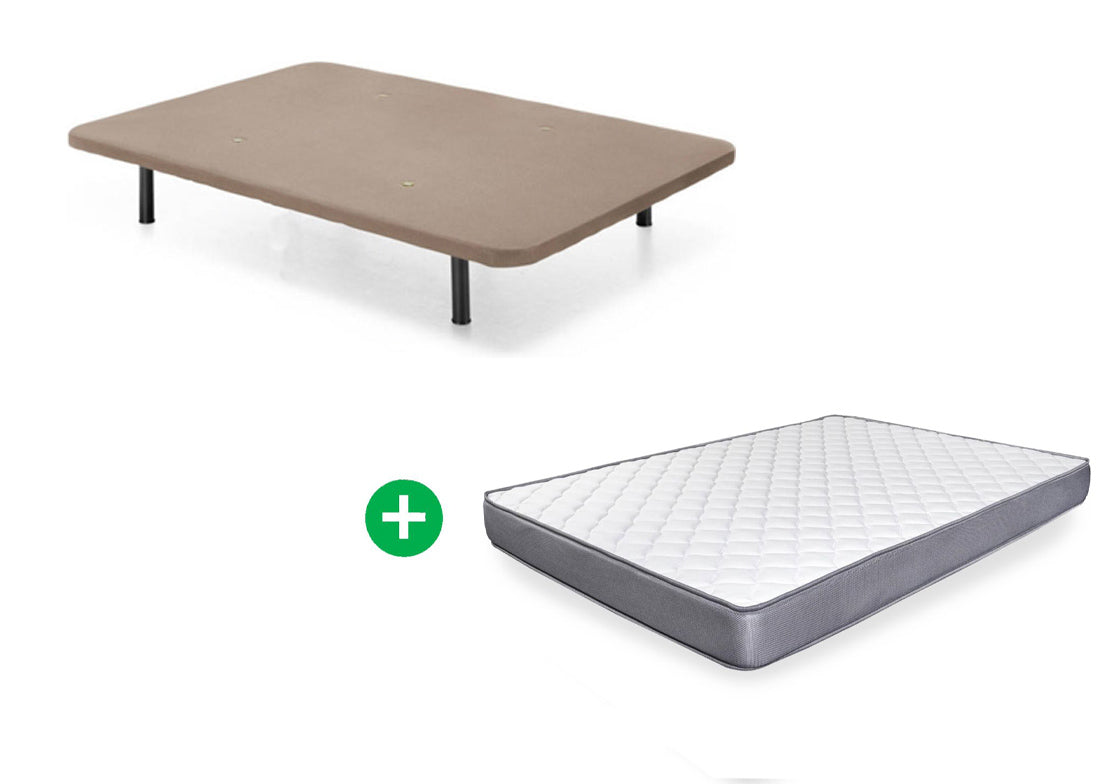 Sommier Rembourré + Matelas Basic (90, 105, 135 et 150cm)