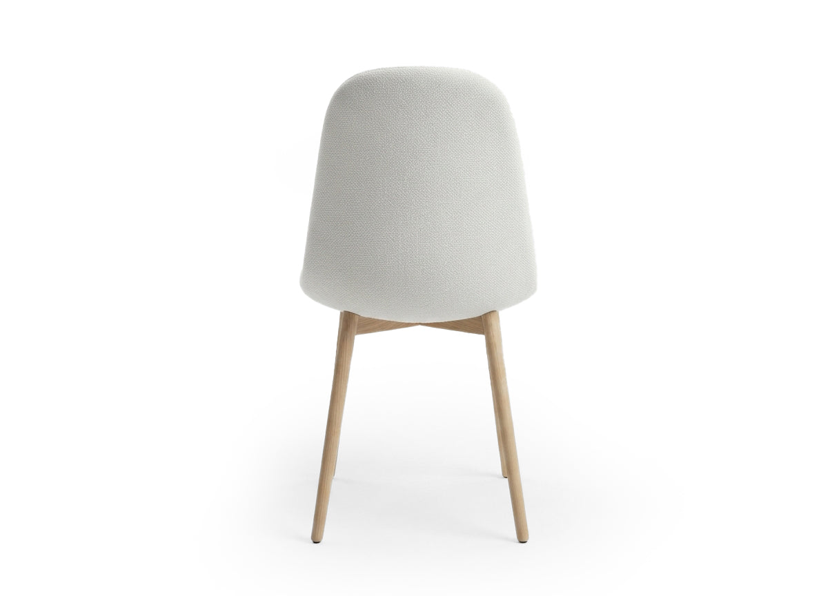Silla de Comedor Nordico Riko, Tapizado Beige
