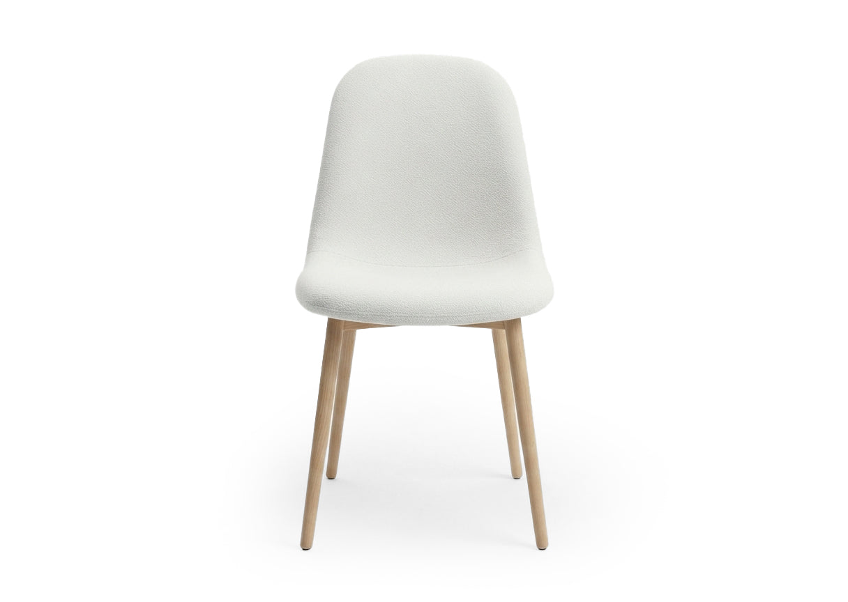 Silla de Comedor Nordico Riko, Tapizado Beige