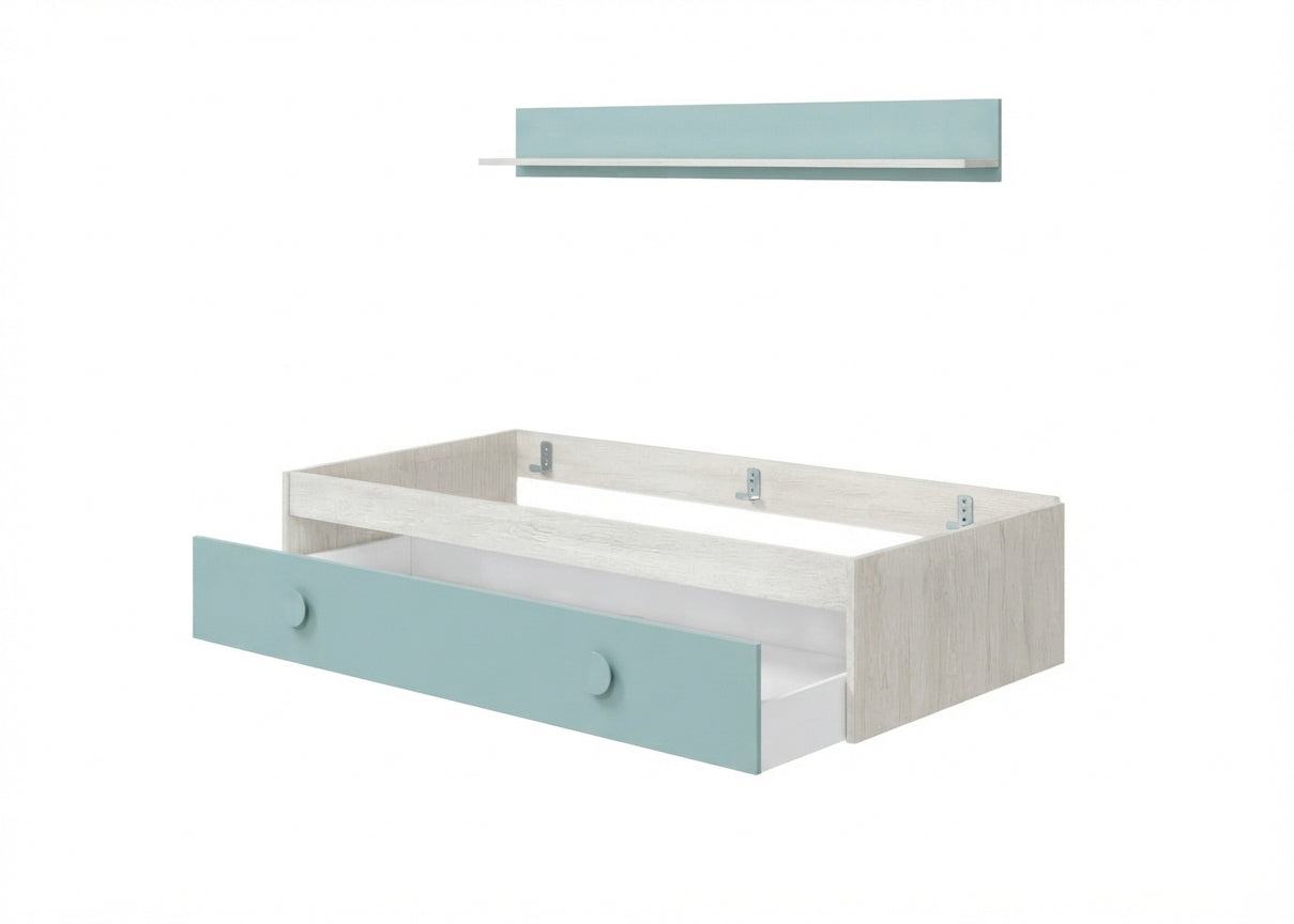 Cama Nido Juvenil Snuba con Estante
