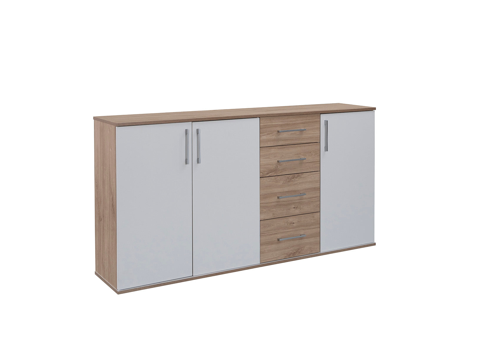 Buffet commode Joana 3 portes et 4 tiroirs