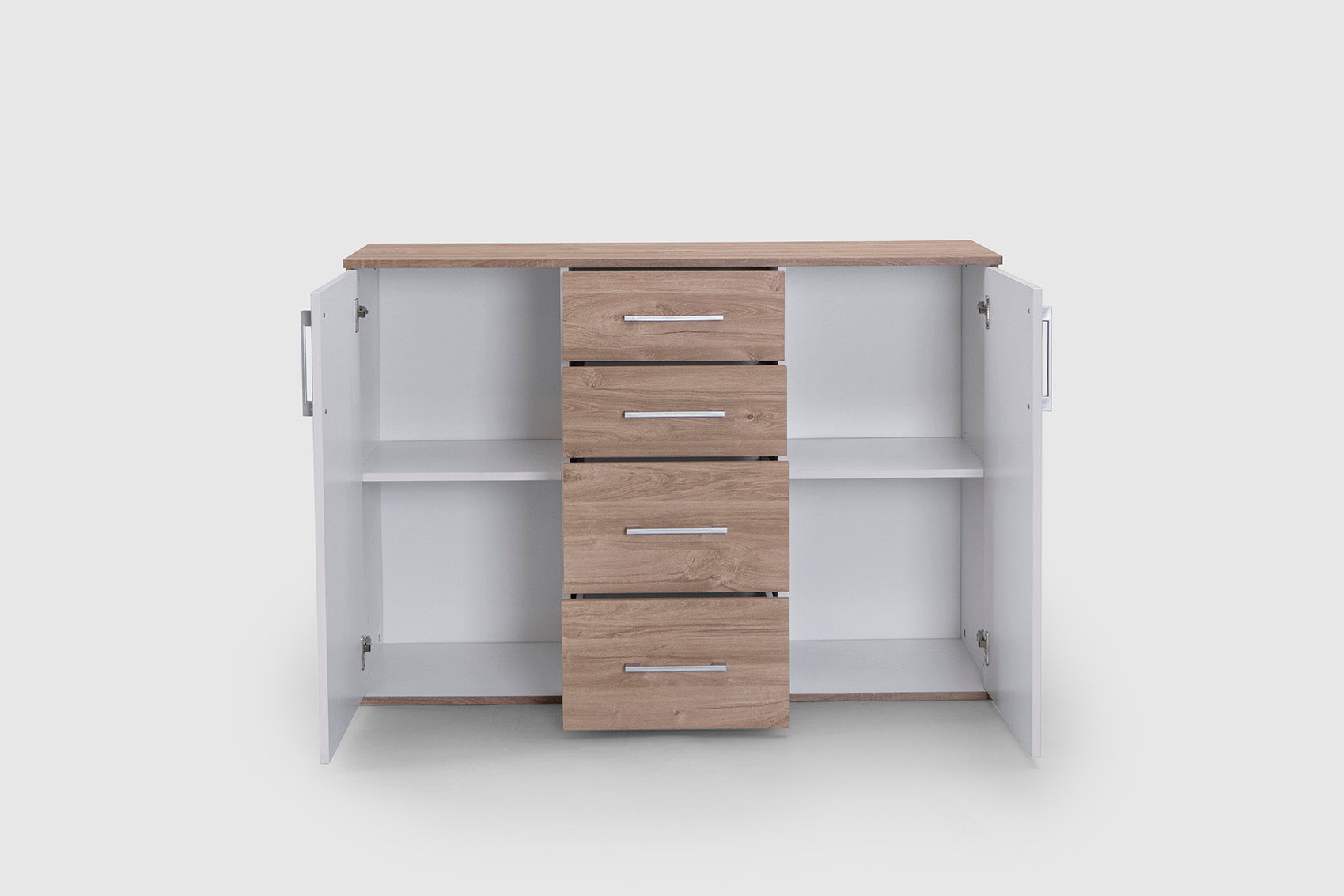 Buffet commode Joana 2 portes et 4 tiroirs