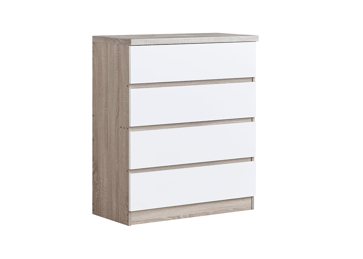 Dormitorio Completo: Armario 3 Puertas + Comoda + 2 Mesitas de Noche + Cabecero