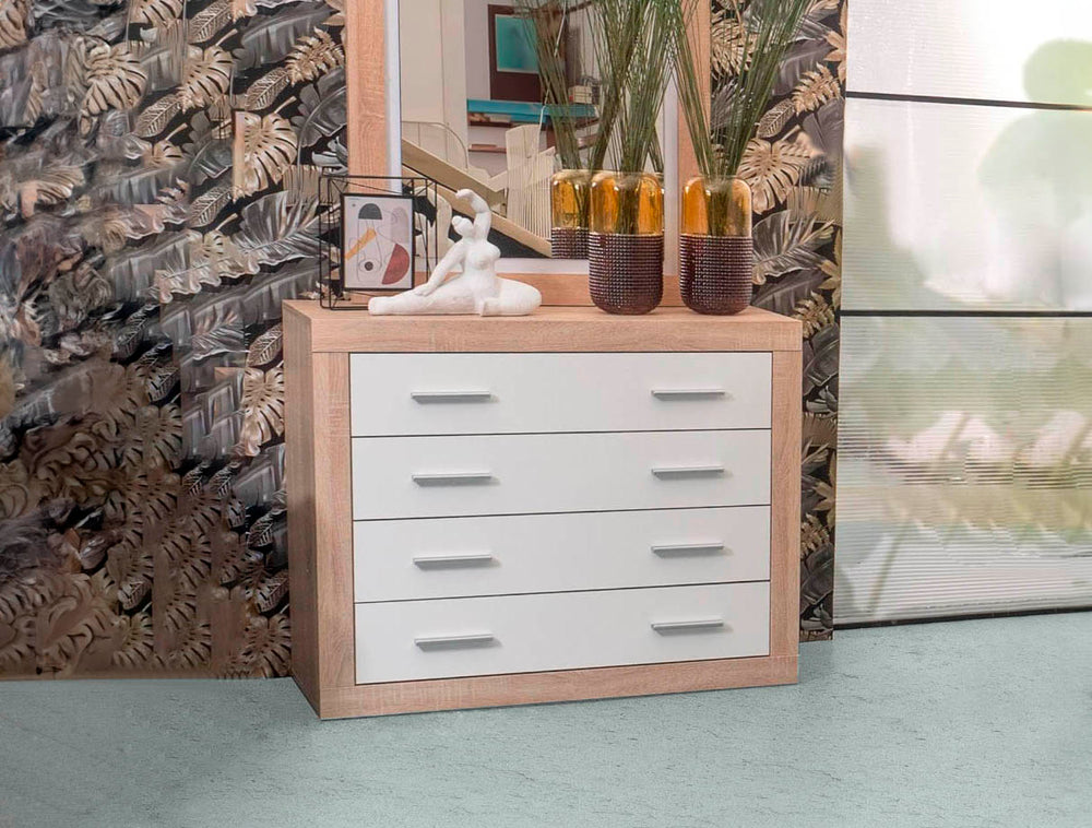 Cómoda Kiara de 4 Gavetas
