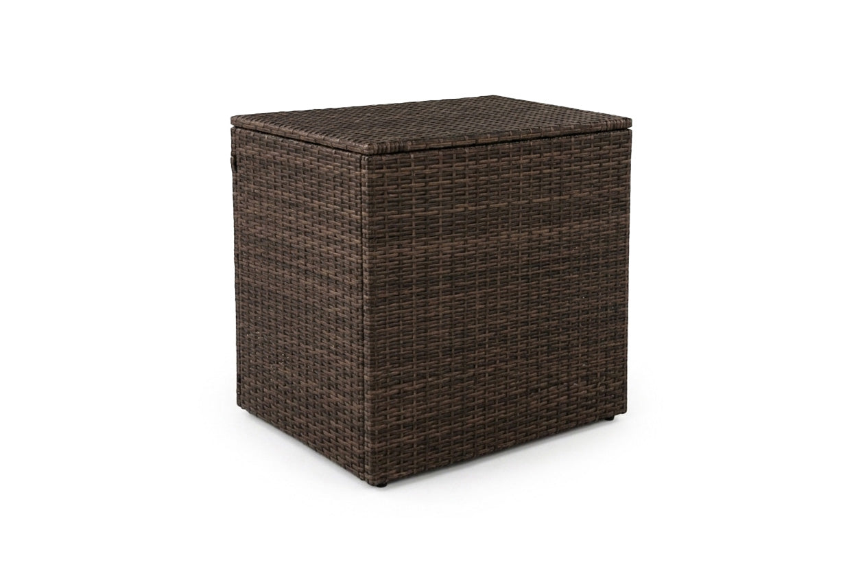Sofa Rinconera + Mesa + Baul en Ratan PE. Muebles de Jardin y Terraza