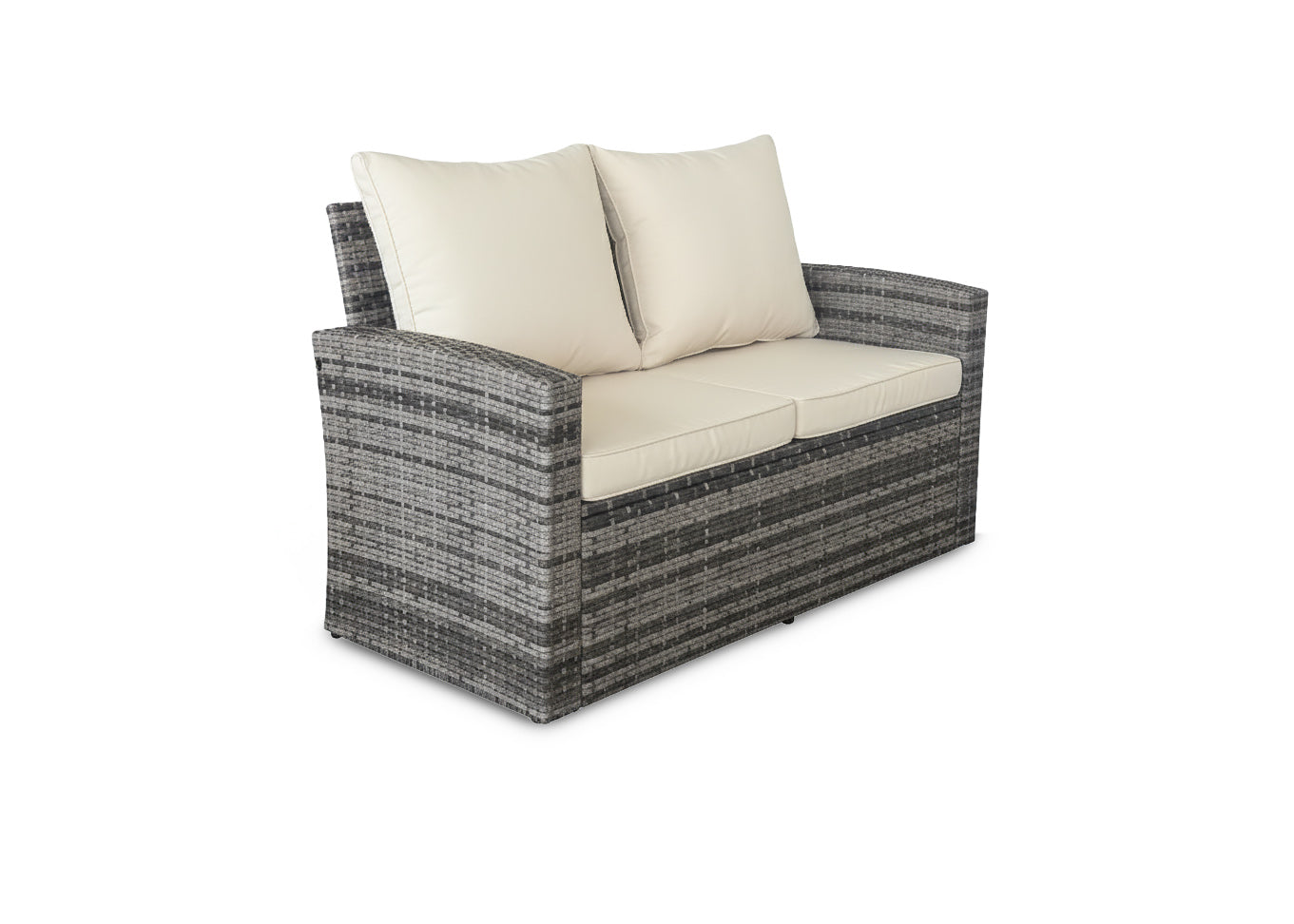 Conjunto de Sofas + 2 Sillones + Mesa + Baul en Ratan PE. Muebles de Jardin y Terraza