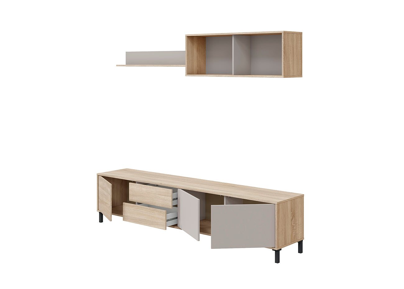 Conjunto de Móvel de Sala Nilo 200cm