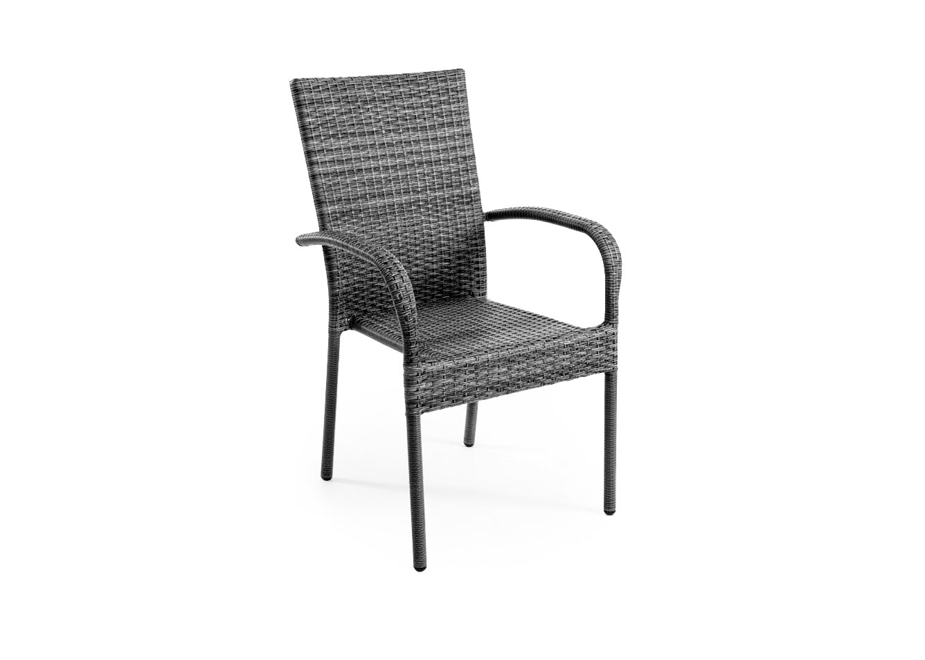 Mesa de Comedor + 4 Sillas en Ratan PE. Muebles de Jardin y Terraza