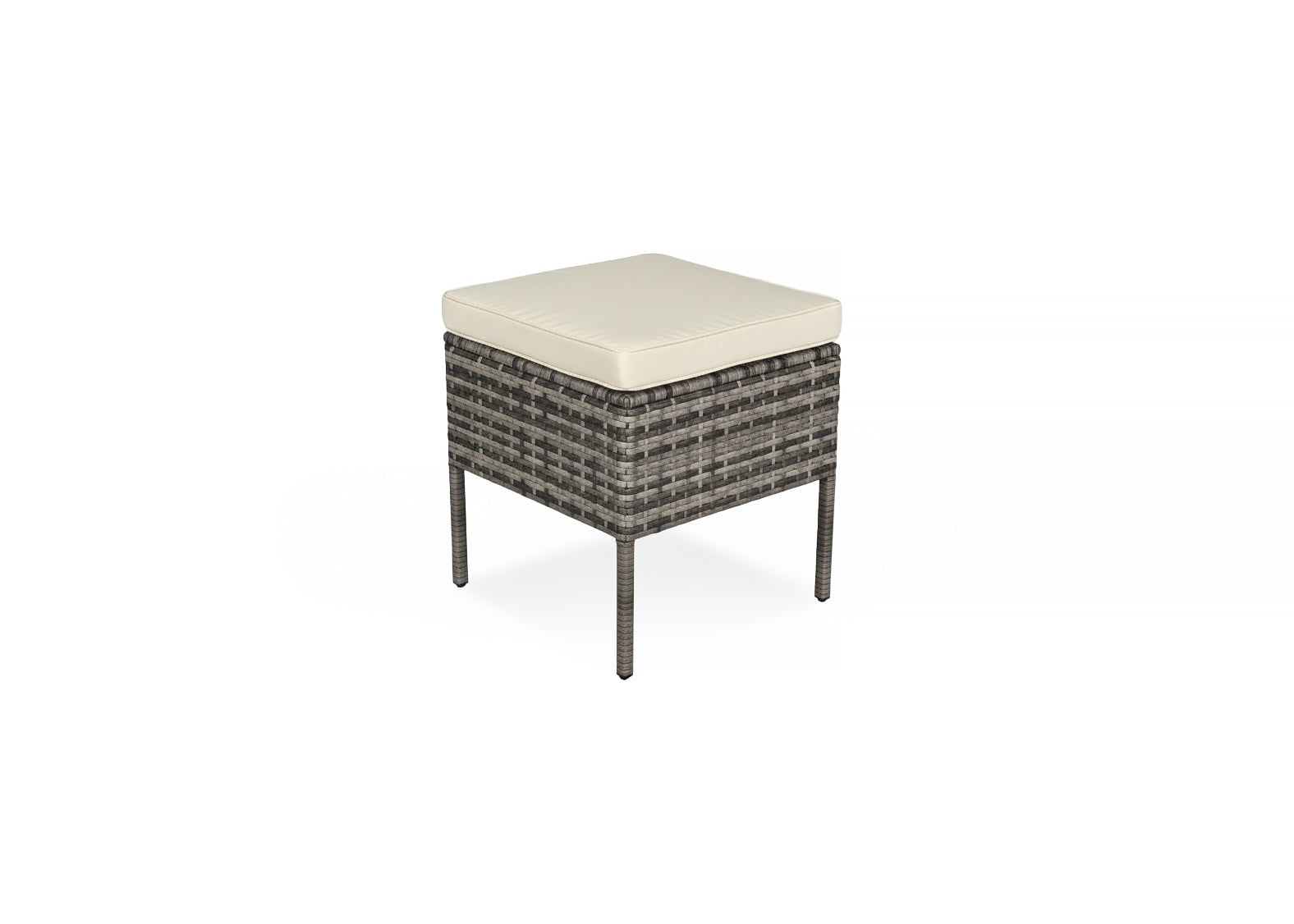 Sofá + 2 Cadeiras + Mesa + 2 Pufes em Rattan PE. Mobiliário de Jardim e Terraço