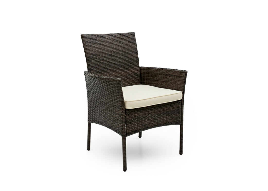 Conjunto Sofa + 2 Sillas + Mesa en Ratan PE. Muebles de Jardin y Terraza