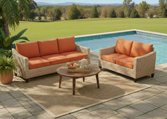Conjunto de Sofas 3+2 Sanstar en Ratan PE. Muebles de Jardin y Terraza