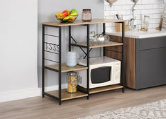 Estanteria de Cocina en Madera y Metal Nancy, Estilo Industrial