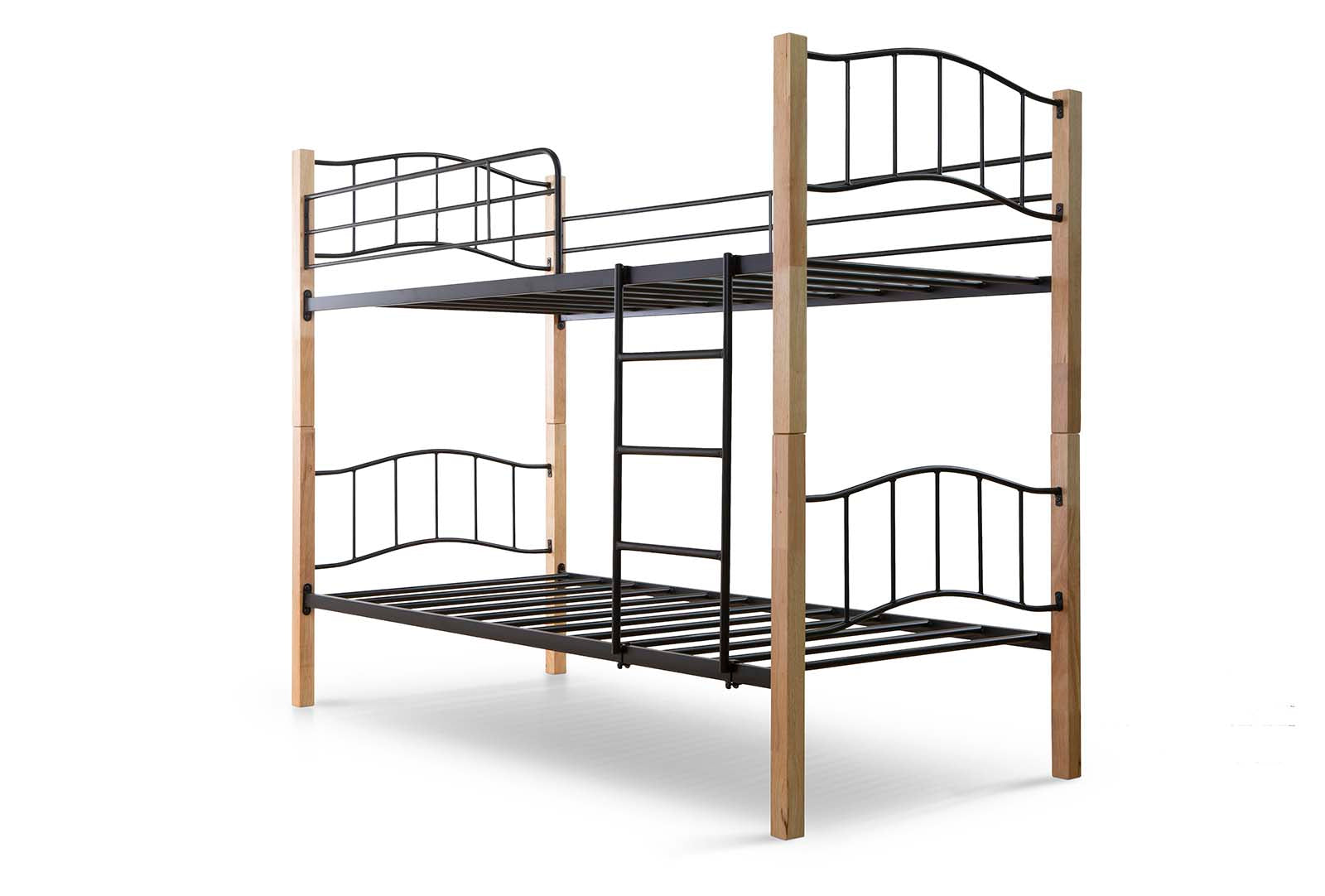 Litera Doble Cama 90cm Madera y Metal