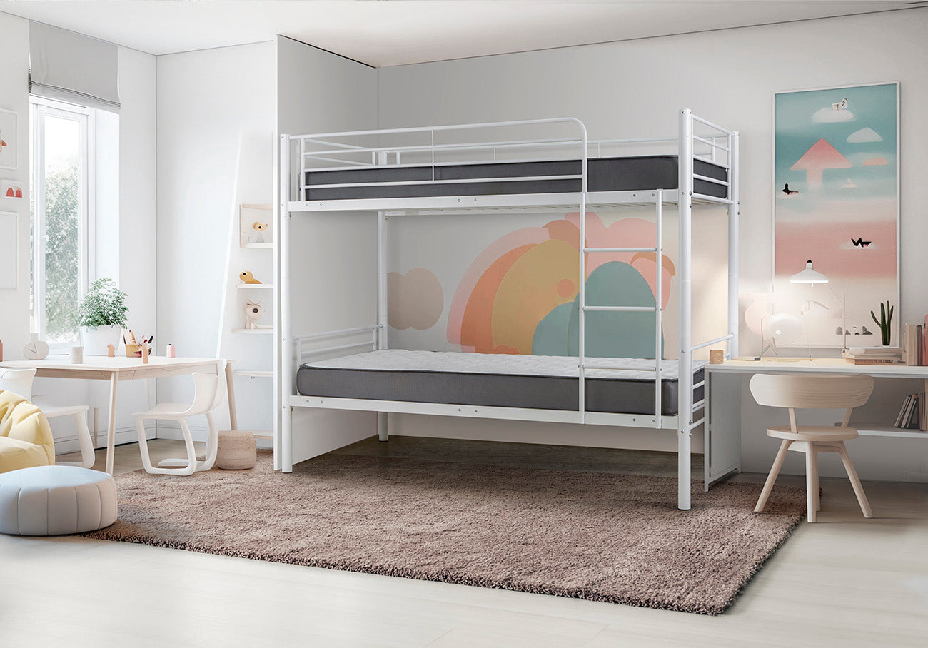 Oferta: Litera Metalica Doble Cama 90cm + 2 Colchones