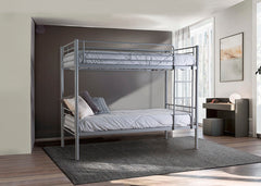 Lit superposé double en métal 90 cm