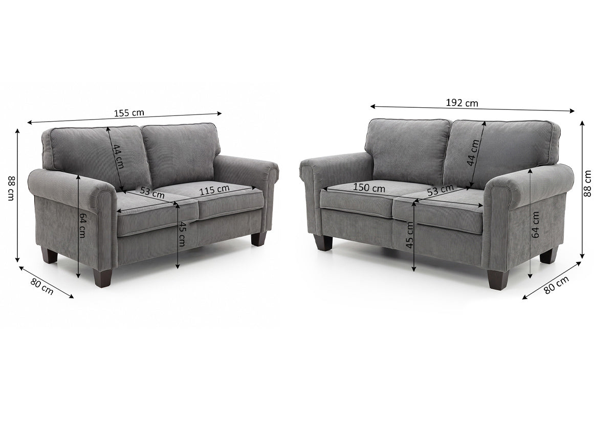 Conjunto de Sofas 3+2 Plazas Nordia