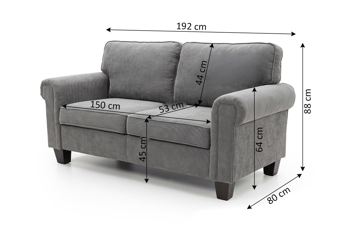 Sofa 3 Plazas Nordia 192cm
