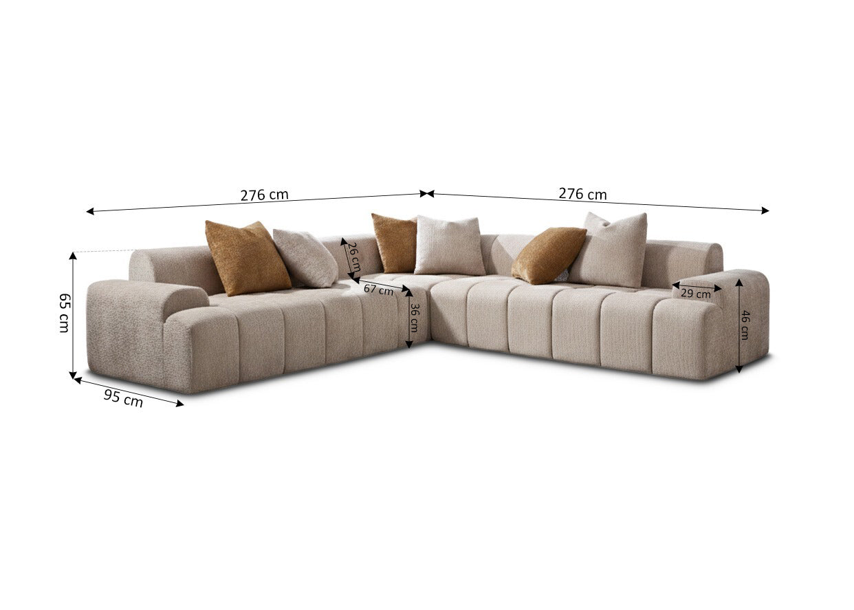 Sofa Rinconera Modular Mali 276cm