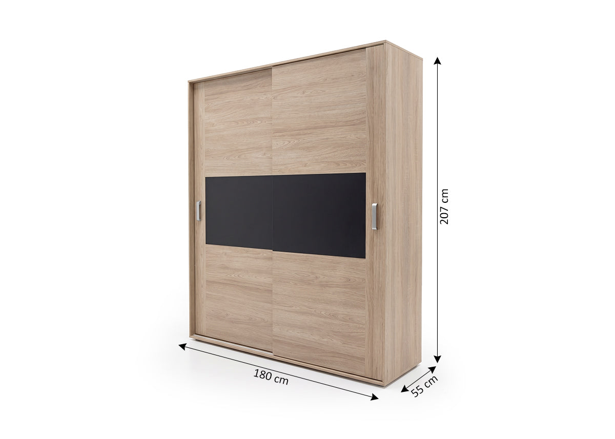 Armoire 2 Portes Coulissantes Time