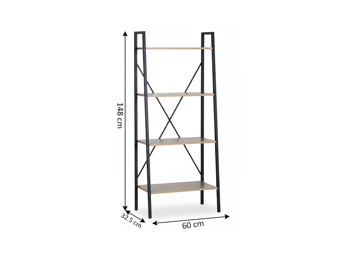 Estanteria Escalera Nancy Estilo Industrial