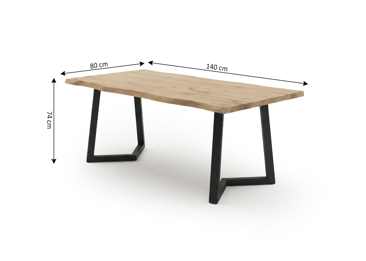 Mesa de Comedor o Cocina Estilo Industrial Tea 140cm
