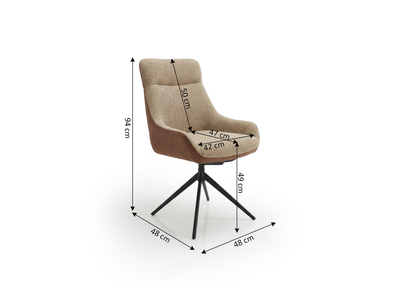 Silla Giratoria de Comedor Suiza
