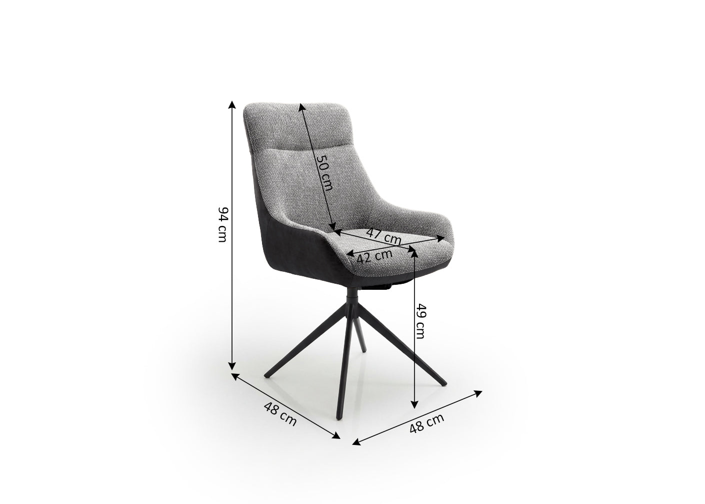 Silla de Comedor Giratoria Suiza