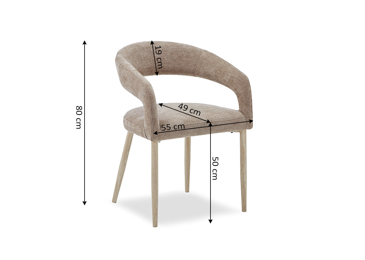 Mesa de Comedor Petra 178cm + 4 Sillas