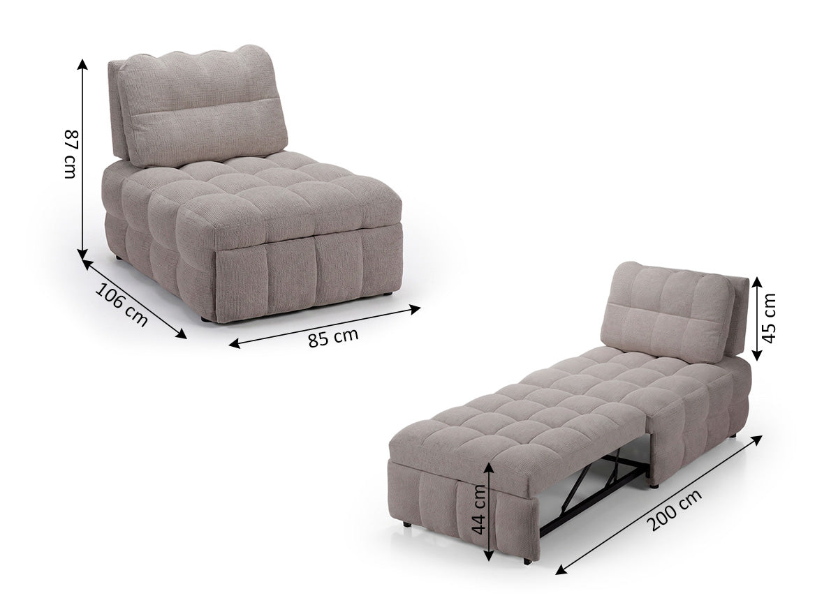 Sofa Cama 1 Plaza Loft 85cm