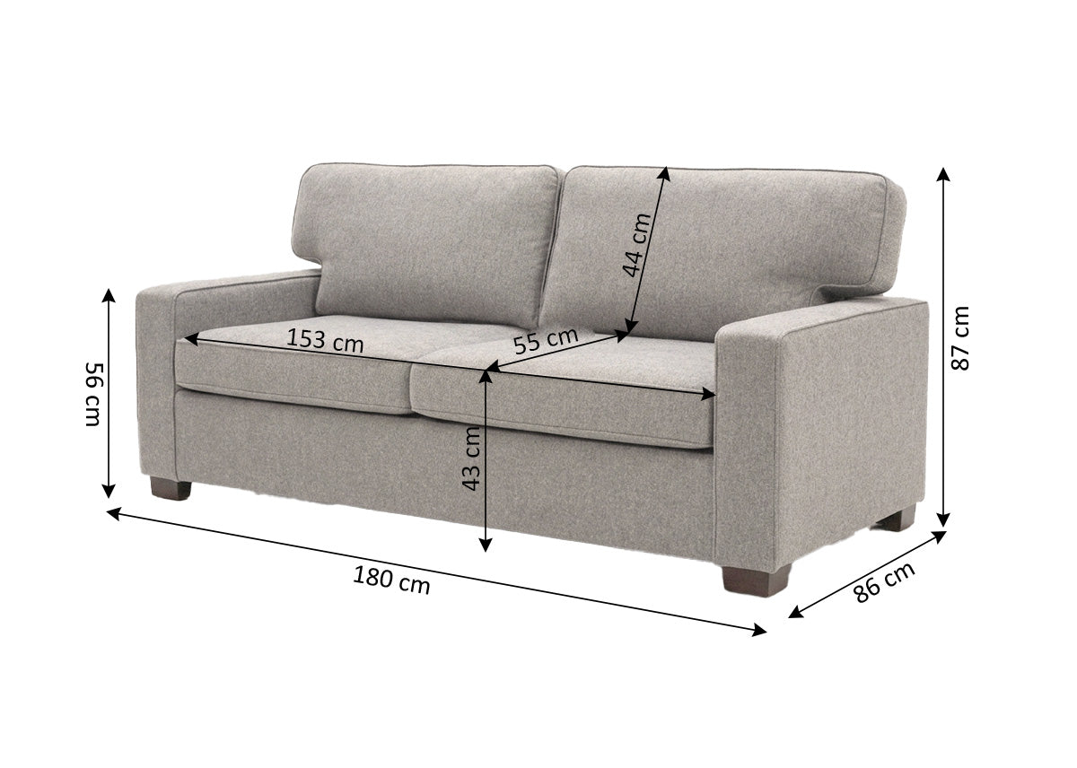 Sofa Cama 3 Plazas Italy 180cm