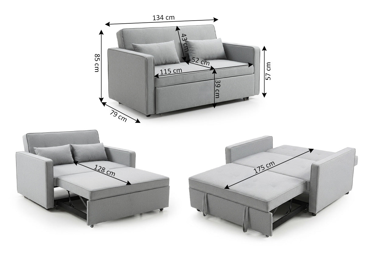 Sofa Cama de Matrimonio Japon 134cm