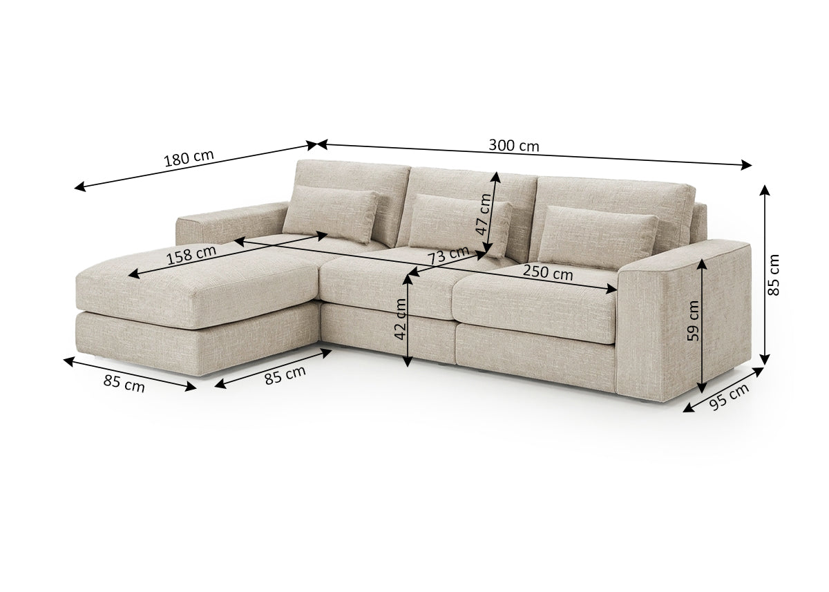 Mega Sofa Modular Cube 300cm