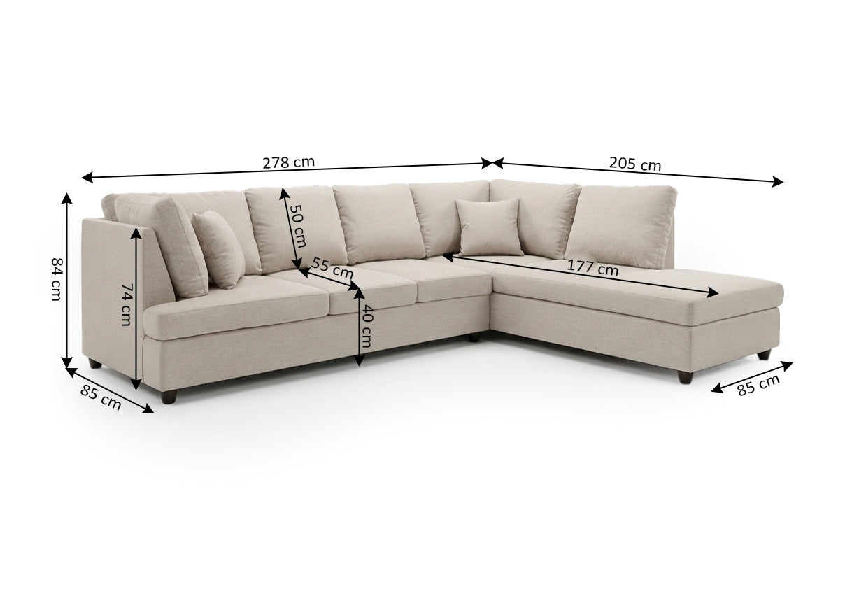 Sofa Rinconera Modular Pete 278cm