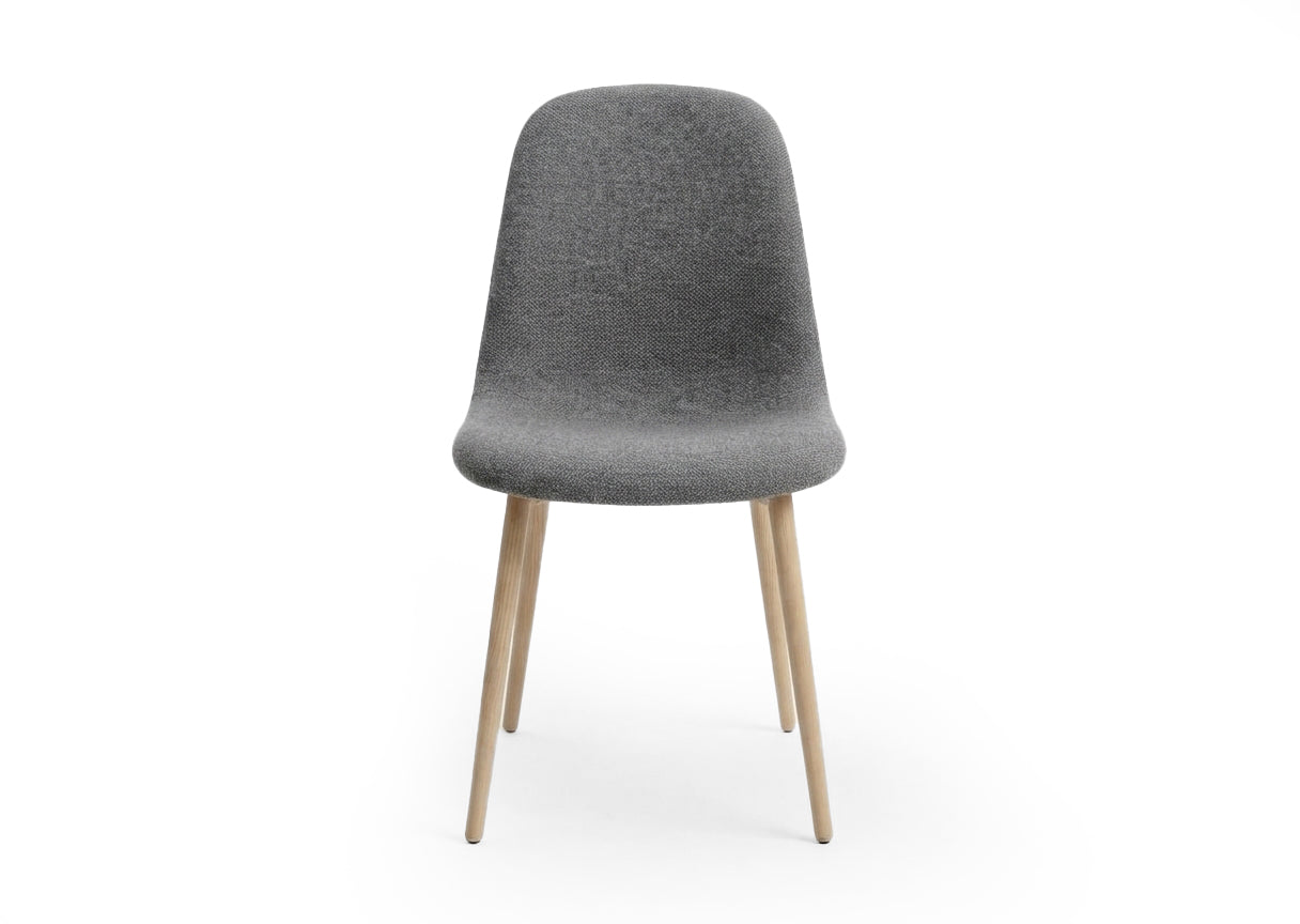 Silla de Comedor Riko Tapizado en Gris