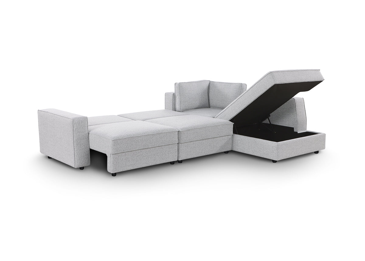Mega Sofa Cama Rinconera Enoc con Arcon 307cm