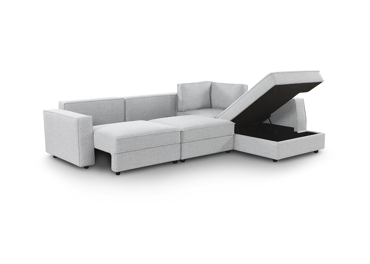 Mega Sofa Cama Rinconera Enoc con Arcon 307cm