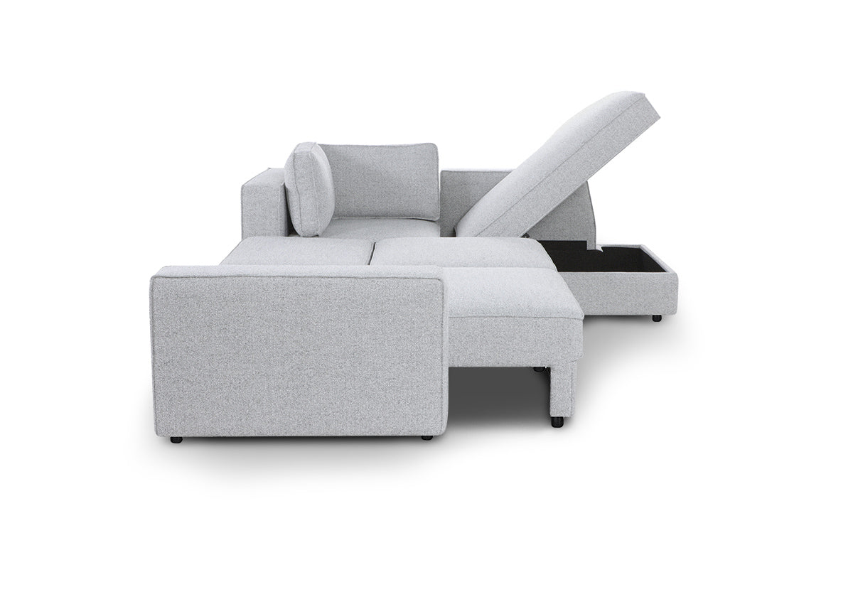 Mega Sofa Cama Rinconera Enoc con Arcon 307cm