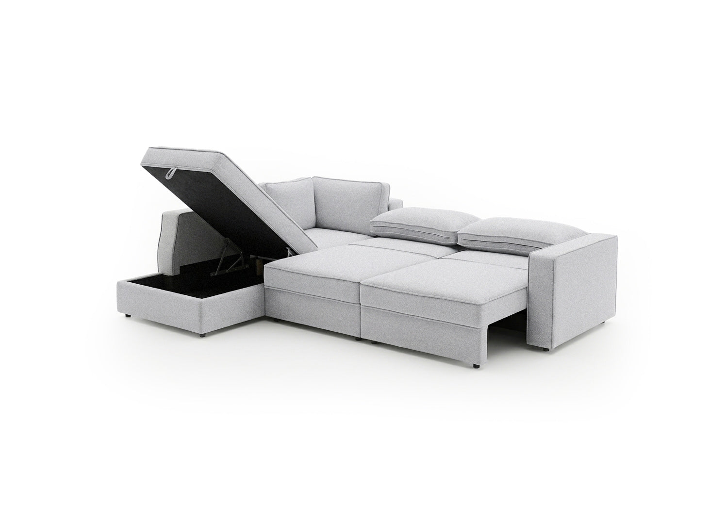 Mega Sofa Cama Rinconera Enoc con Arcon 307cm