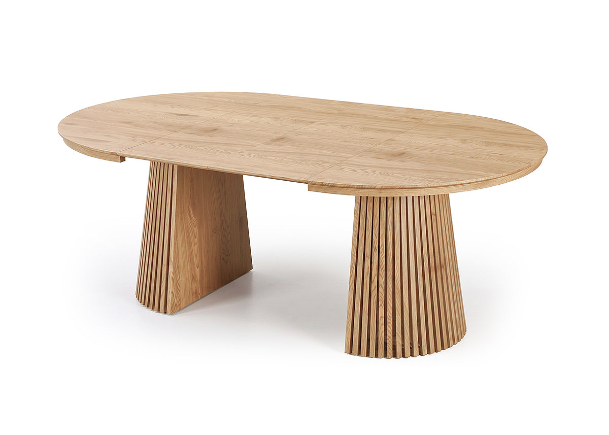 Mesa Redonda Extensible Grecia 200cm + 4 Sillas
